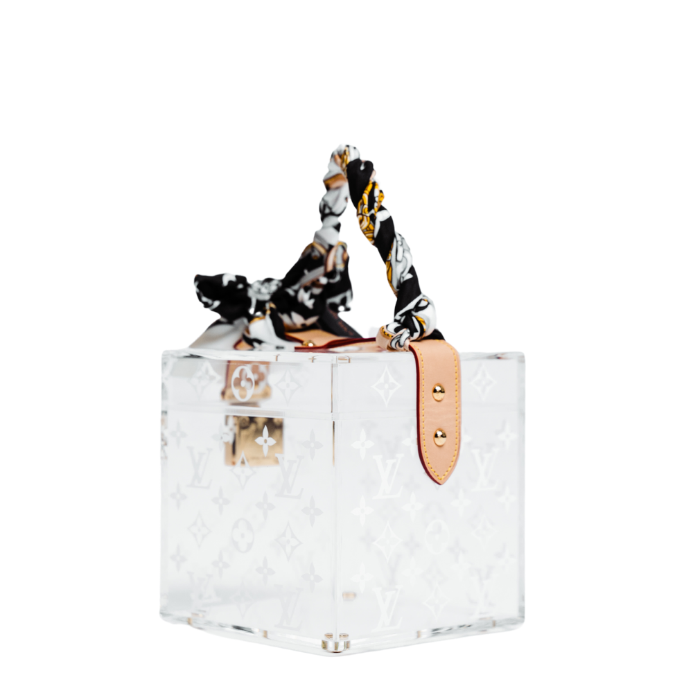 Louis Vuitton Monogram Cube Scott Box Plexiglass Accessory Case Bag  Luxury Bags  Wallets on Carousell